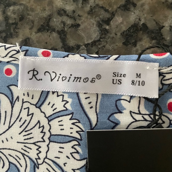 NWT R.Vivimos Boho Tassel Dress - Picture 13 of 14